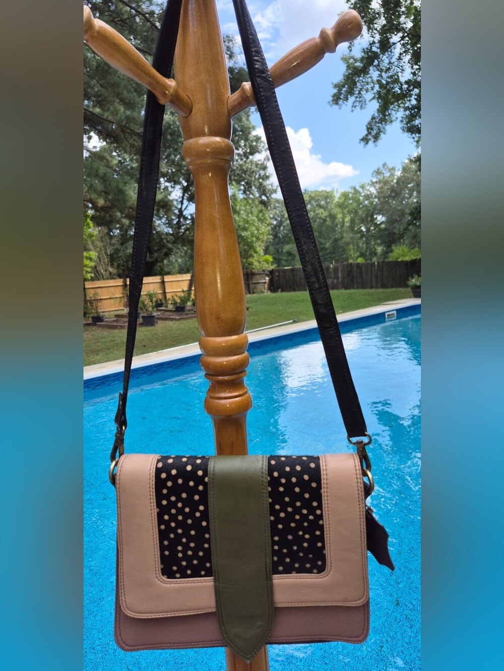 Soruka Recycled Leather Crossbody bag, One Of A Kind